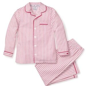 Petite Plume • antique red ticking • Pajama Set • 2T